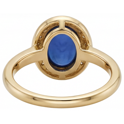 Handcrafted Gemstone Ring 3.75 ct – top view