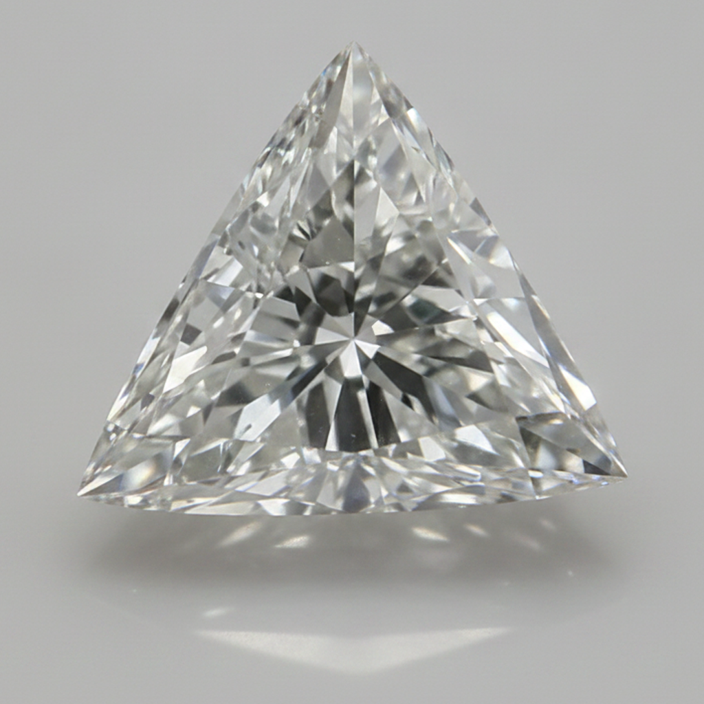 Sparkling 7 Carat Earth Mined H VS1 Natural Trilliant Cut Loose Diamond
