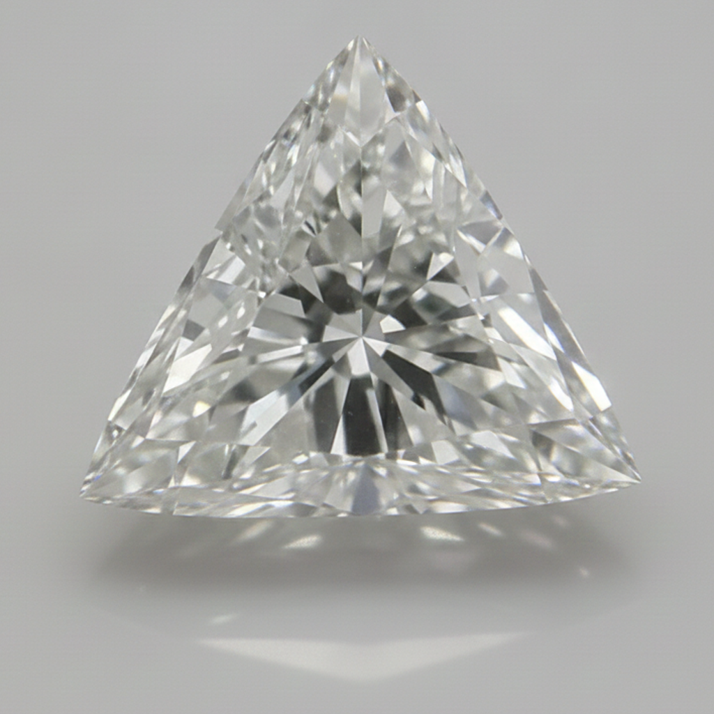 Sparkling 7 Carat Earth Mined H VS1 Natural Trilliant Cut Loose Diamond