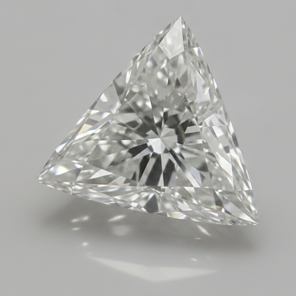 Sparkling 7 Carat Earth Mined H VS1 Natural Trilliant Cut Loose Diamond