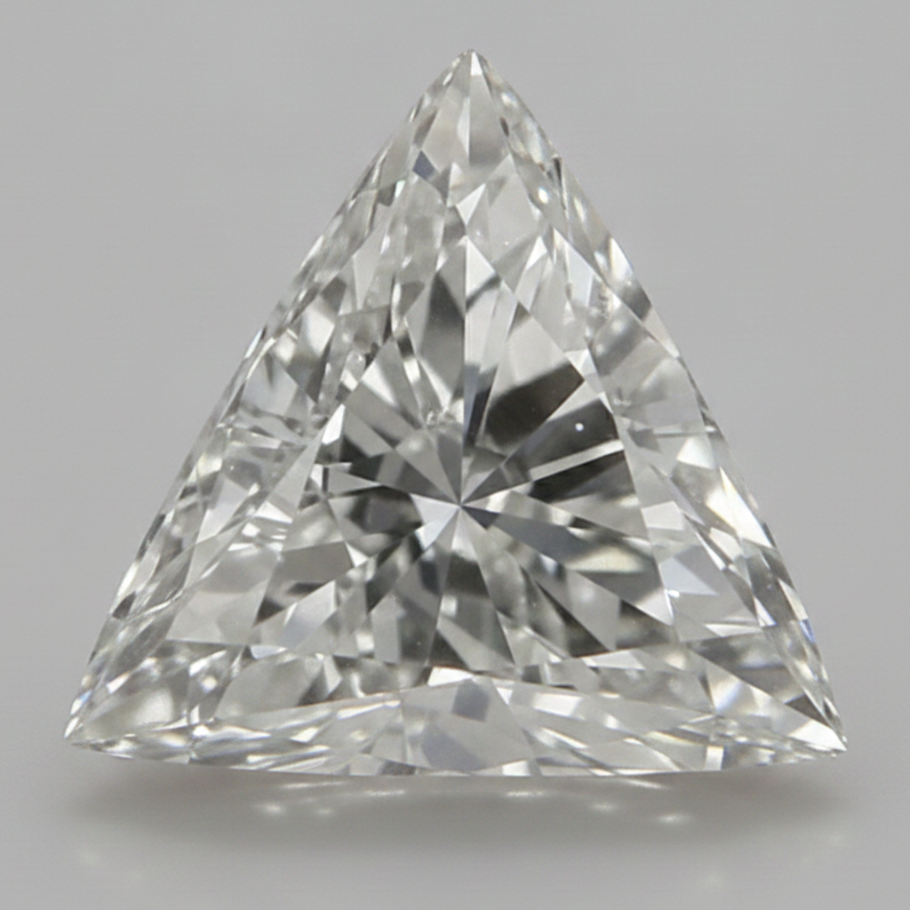 Sparkling 8 Carat Loose Diamond Natural Triangle Trilliant H VS1 Earth Mined