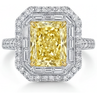 Bespoke Halo Ring 2.50 ct – main view