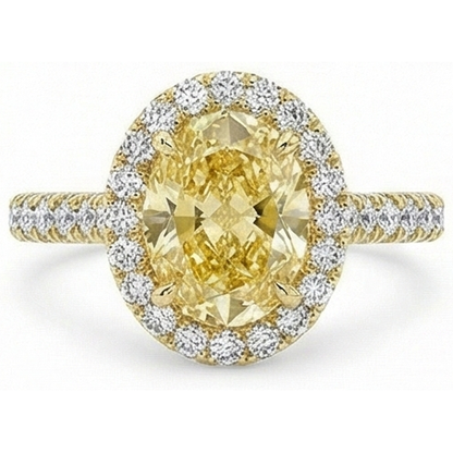 Authentic Yellow Canary Diamond Ring – main view