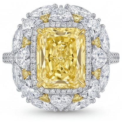 Authentic Yellow Canary Diamond Ring – main view