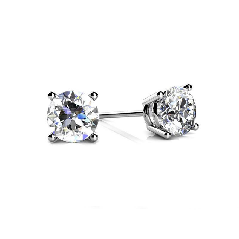  Diamond Stud Earrings White Gold  Womens Jewelry Stud Earrings