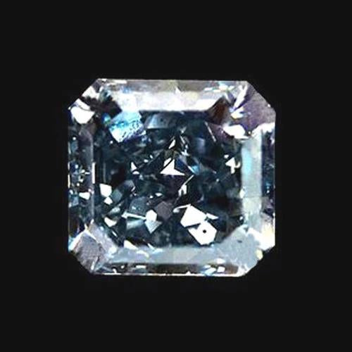 0.75 Ct Radiant Cut Blue Loose Diamond Diamond