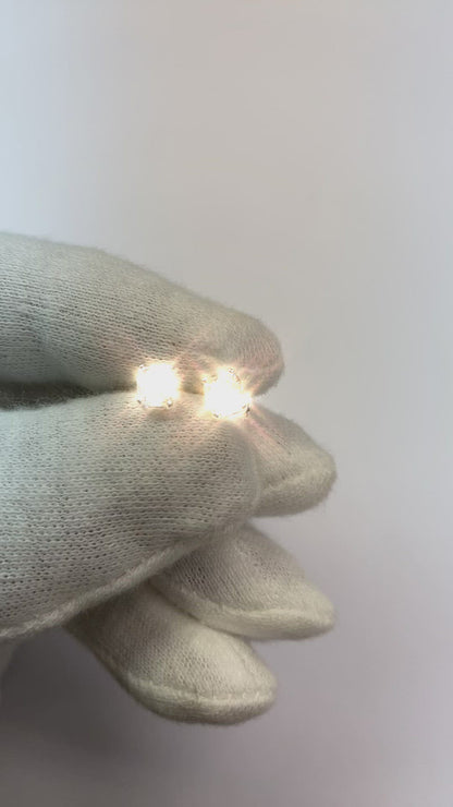 1.5 Ct Natural Earth Mined Diamond Pair Cushion Cut Stud Earring