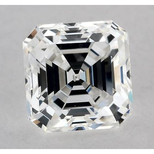 natural asscher diamond 1ct loose_diamond front view