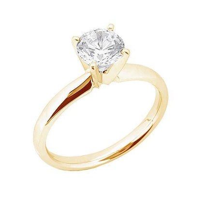Prong Set Yellow Gold 14K