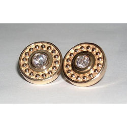 1 Carat G SI1 Antique Style Diamond Stud Earring