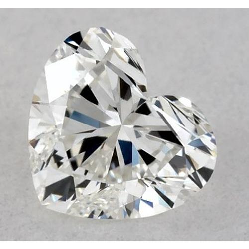 1 Carat Heart Diamond Loose E VVS1 Very Good Cut Diamond