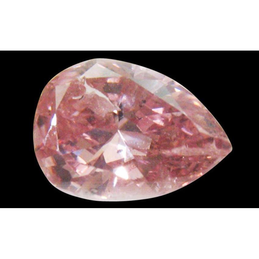 1 Carat Pink (Ce) Loose Diamond Pear VS1 Diamond Diamond