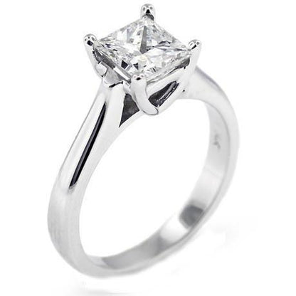 Diamond Wedding Ring 14K White Gold