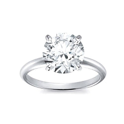 1 Carat Prong Set Solitaire Round Diamond Engagement Ring