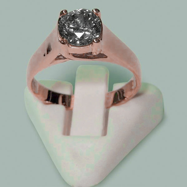 Prong Set Ladies Diamond Solataire Ring