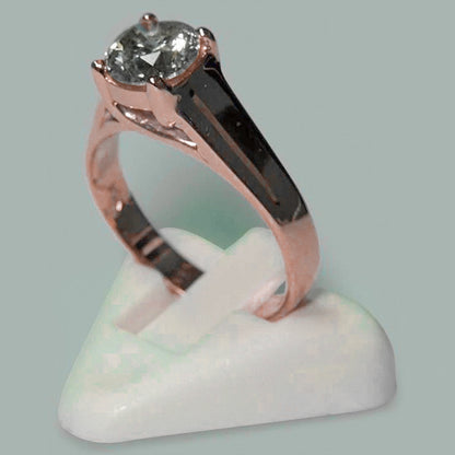 Rose Gold Diamond Solataire Ring