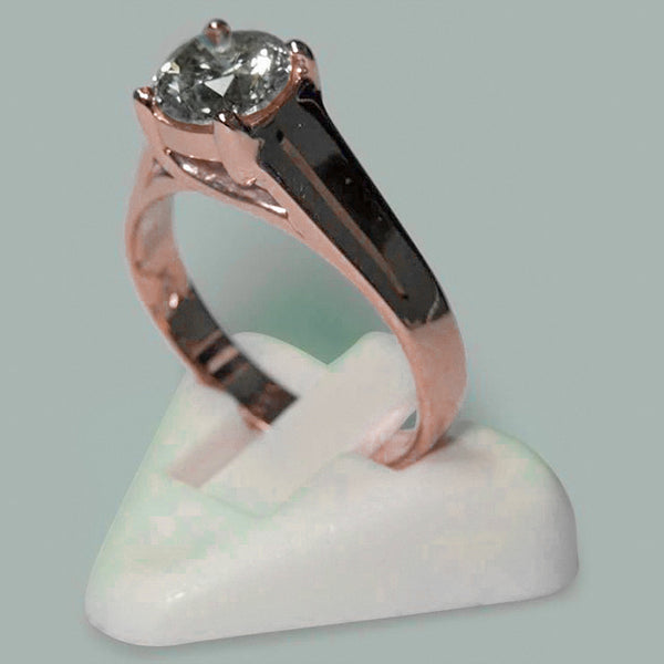 Rose Gold Diamond Solataire Ring