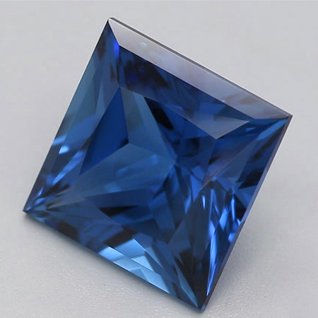 1.5 Carats Blue Princess Diamond Natural Loose Excellent Cut