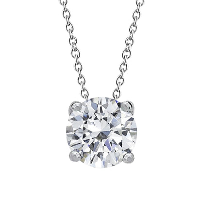 1.50 Cts. Lab Grown Diamond Jewelry Necklace Pendant White Gold