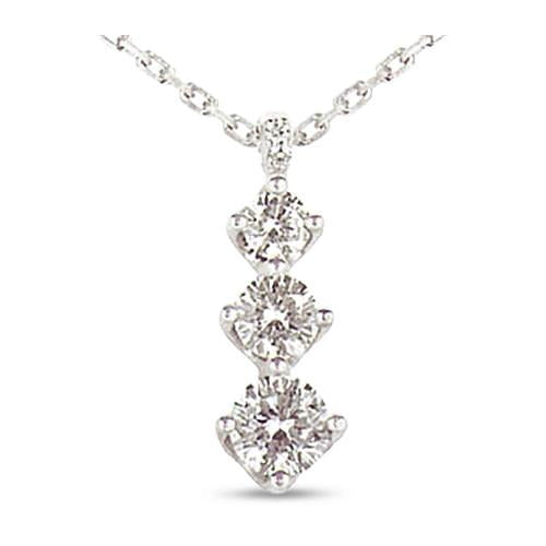 1.01 Carats Diamond Trilogy Pendant Journey Collection Pendant