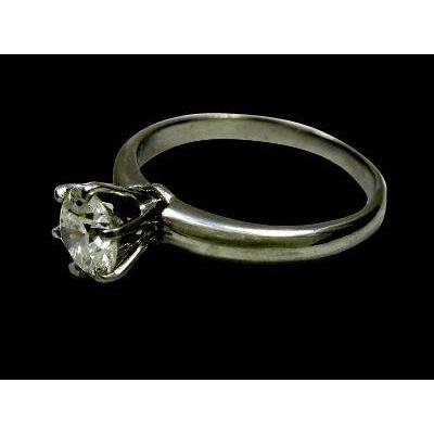 1.01 Ct F Vs1 Diamond Solitaire Ring Jewelry Solitaire Ring