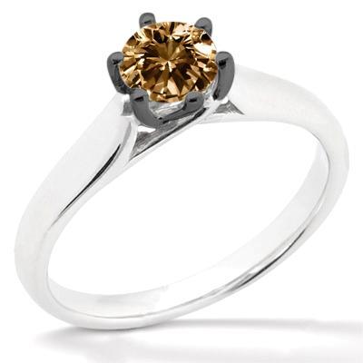 1.01 Ct. Gemstone Diamond Solitaire Wedding Ring Gemstone Ring