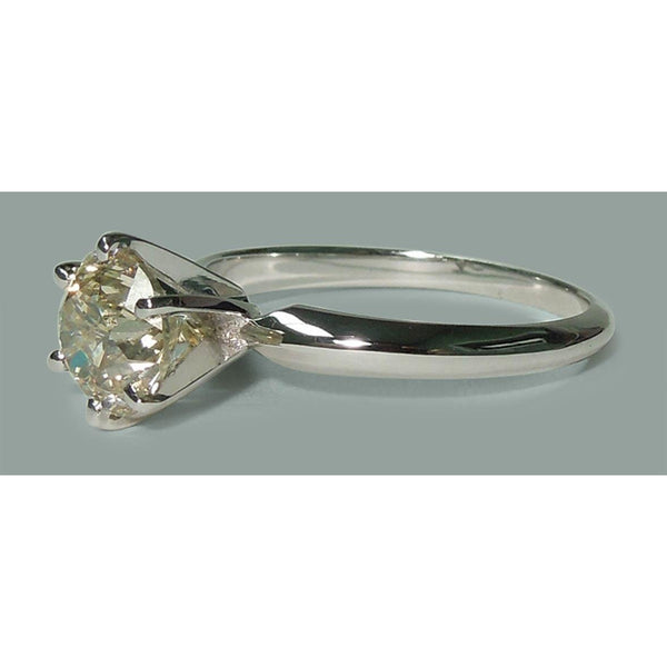 1.50 Carat Solitaire Round Cut Diamond Engagement Ring Solitaire Ring
