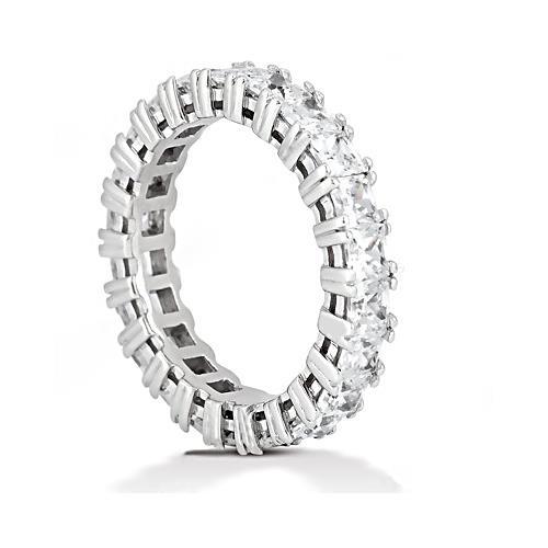 10.20 Ct. Wedding Band Sparkling Diamonds White Gold Eternity Band