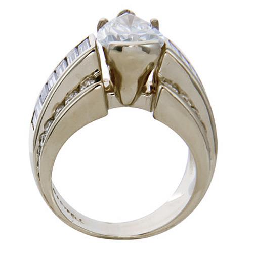 Ladies Diamond Anniversary Ring White Gold