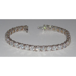 11.70 Ct. Lab Grown Diamond Tennis Bracelet Vs Jewelry Round Back Mounting