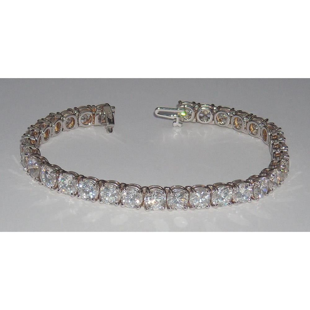 11.70 Ct. Diamond Tennis Bracelet Vs Jewelry Round Back Mounting