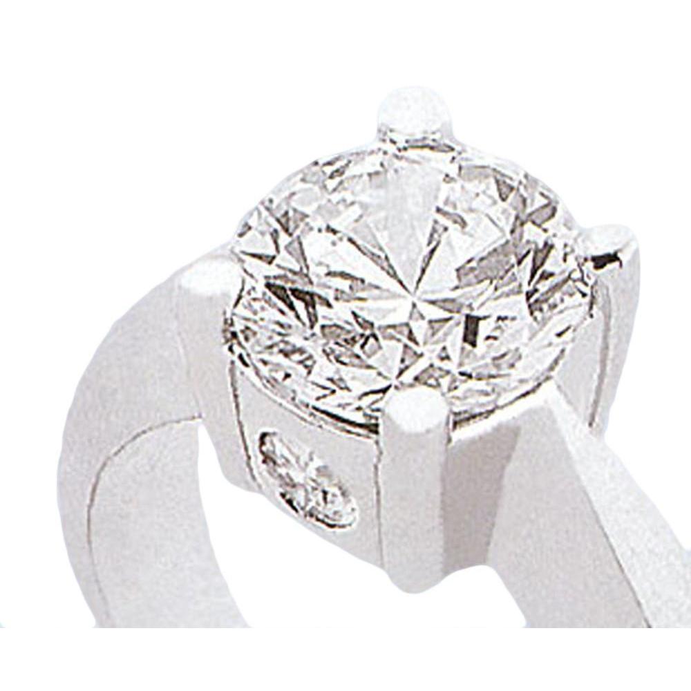 1.12 Carat Diamond Three Stone Ring White Gold Three Stone Ring