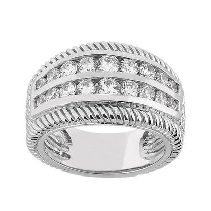 1.16 Ct. Diamonds Right Hand Ring Anniversary Ring Gold Mens Ring