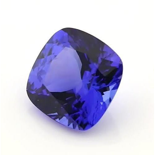 4 Ct Loose Cushion Cut Aaa Natural Tanzanite Gemstone Loose