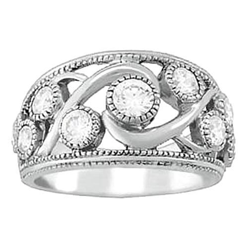 1.19 Carat Diamond Fashion Ring White Gold 14K Ring