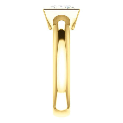 Brilliant Sparkling Diamond Solitaire Ring Solid Solitaire Ring