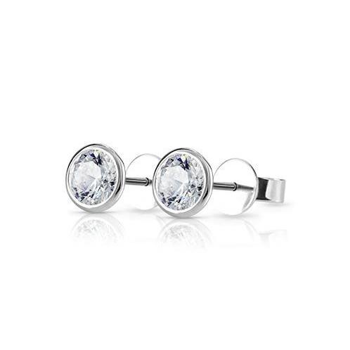 1.2 Ct Solitaire Round Cut Diamond Stud Earring Stud Earrings