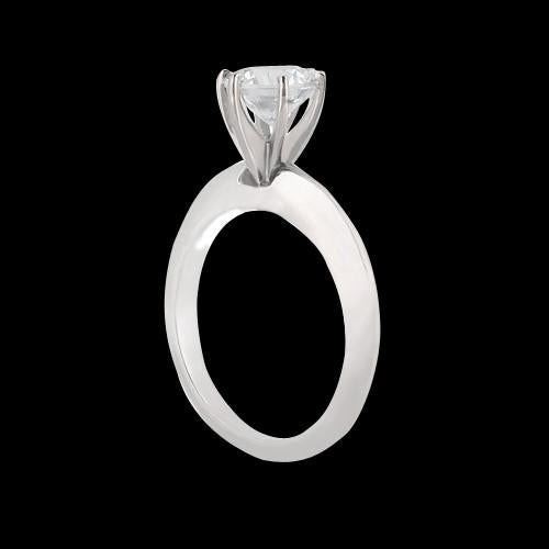  Round Diamond Solitaire Ring 1.50 Carats