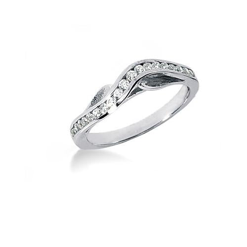 Engagement Ring Set New Diamond Engagement Ring Set 1.90 Carats White Gold 14K