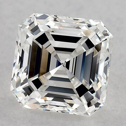 1.25 Carats Asscher Diamond Loose E Vvs1 Very Good Cut Diamond