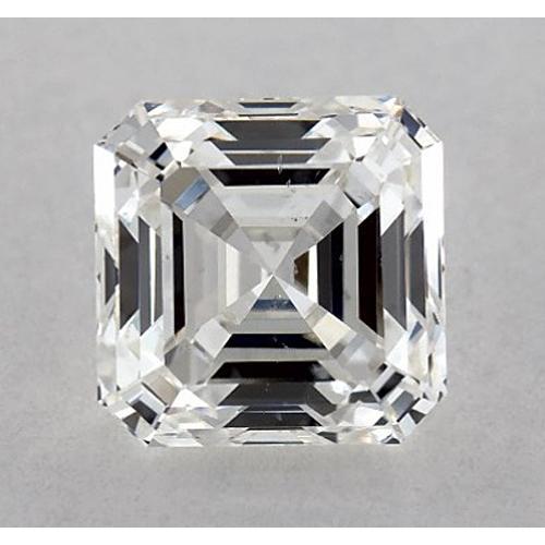 natural asscher diamond 1.25ct loose_diamond front view