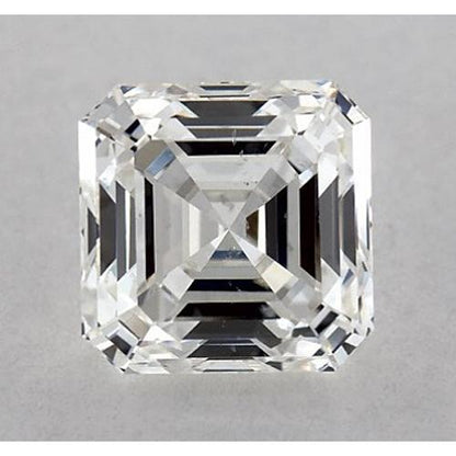 natural asscher diamond 1.25ct loose_diamond front view
