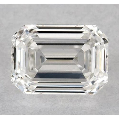 1.25 Carats Emerald Diamond Loose F Vs1 Very Good Cut Diamond