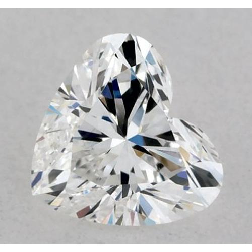 1.25 Carats Heart Diamond Loose E Vvs1 Very Good Cut Diamond