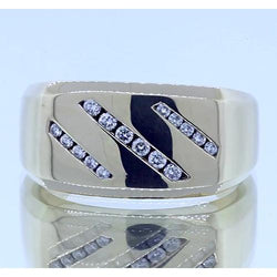 1.25 Carats Round Natural Earth Mined Diamond Anniversary Band Simple Jewelry