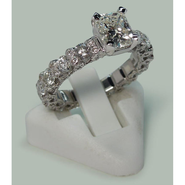 Radiant Cut Diamond Anniversary Ring