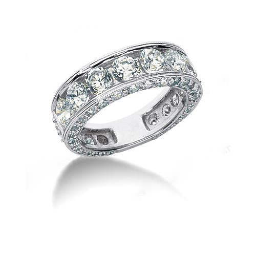 Diamond Engagement Ring Band Set Gold Fancy Ring 8.50 Carats