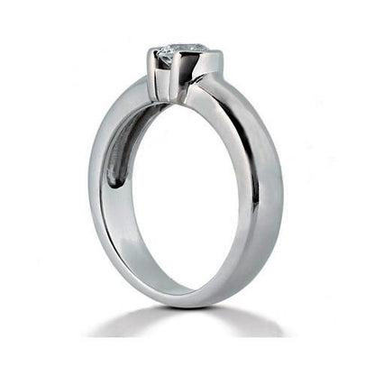 Solitaire Ring Diamond Solitaire Ring 1.01 Ct. White Gold 