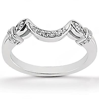 Engagement Ring Set Diamond Engagement Halo Ring Band Set 1.45 Carats White Gold 14K