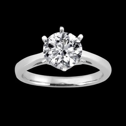  Diamond Solitaire Engagement Ring White Gold Solitaire Ring